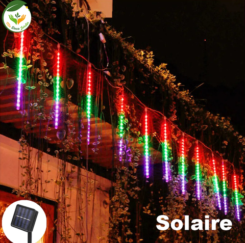 Guirlande extérieure solaire multicolore