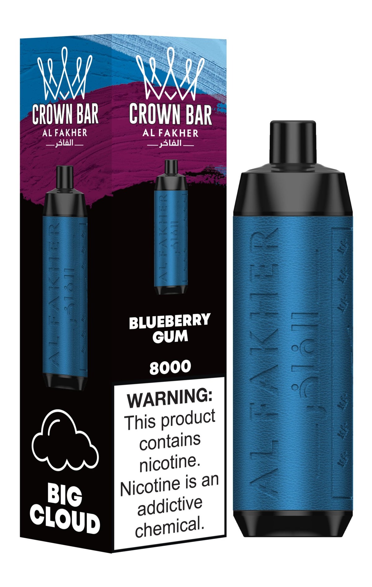 Al Fakher Crown Bar 8000 Puffs Disposable Vape - VapeBoo