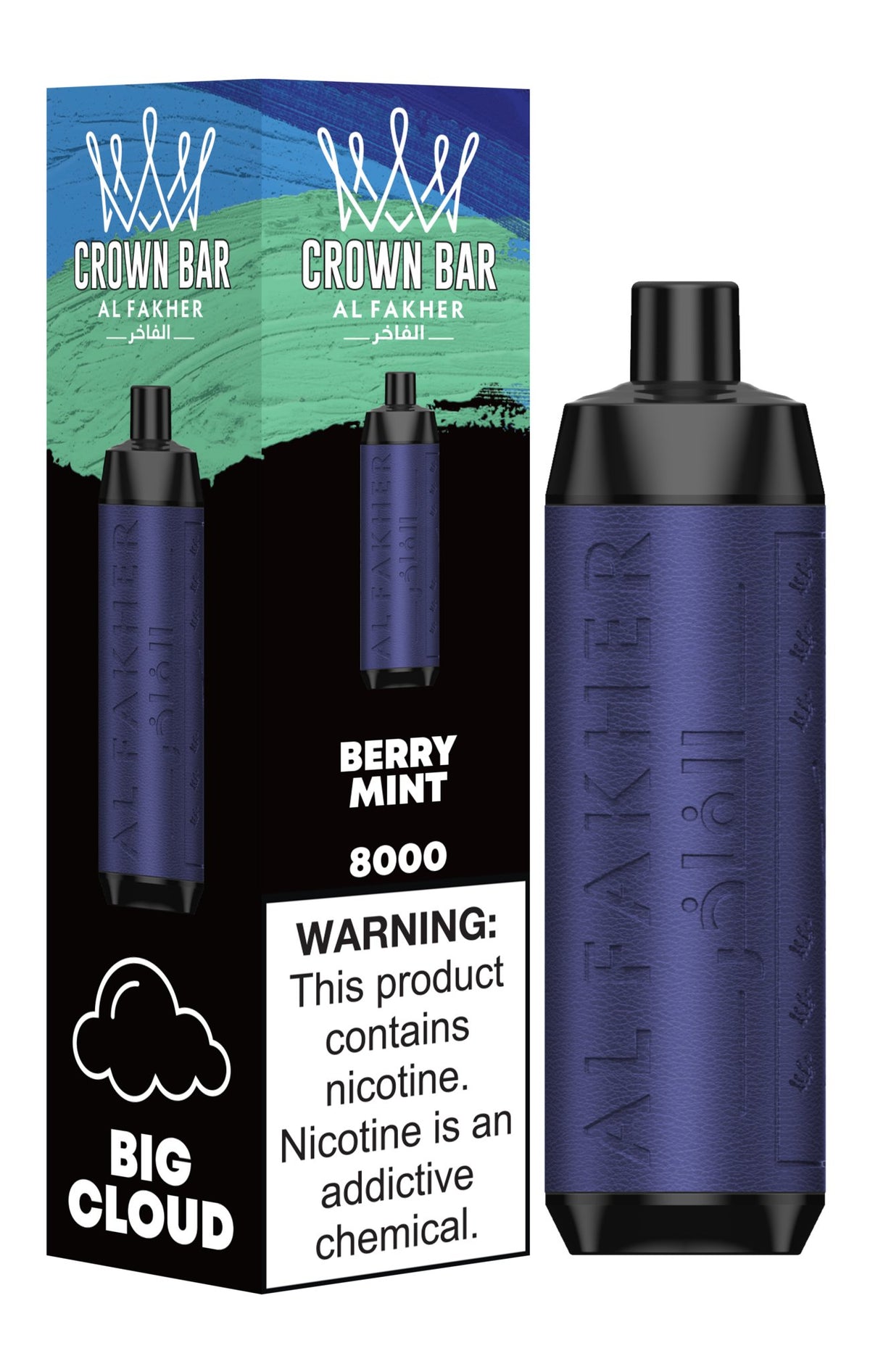 Al Fakher Crown Bar 8000 Puffs Disposable Vape - VapeBoo