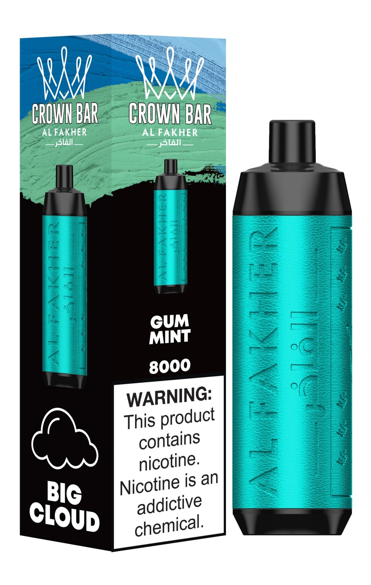 Al Fakher Crown Bar 8000 Puffs Disposable Vape - VapeBoo