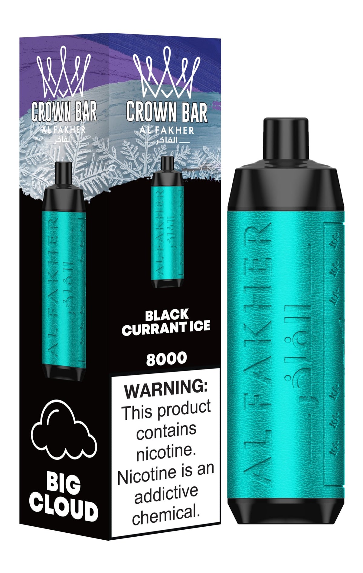 Al Fakher Crown Bar 8000 Puffs Disposable Vape - VapeBoo