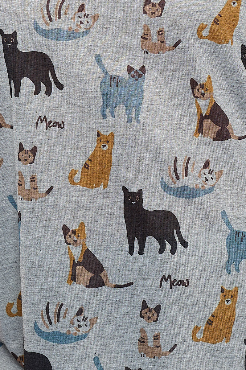 All Over Cats Print Sweatshirt – My SM Wardrobe