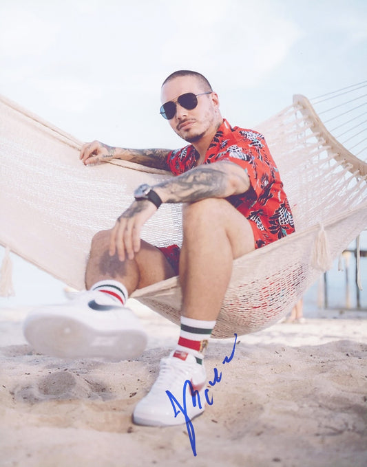 J Balvin Signed 8x10 Photo Prince of Reggaeton Autographed ACOA #4