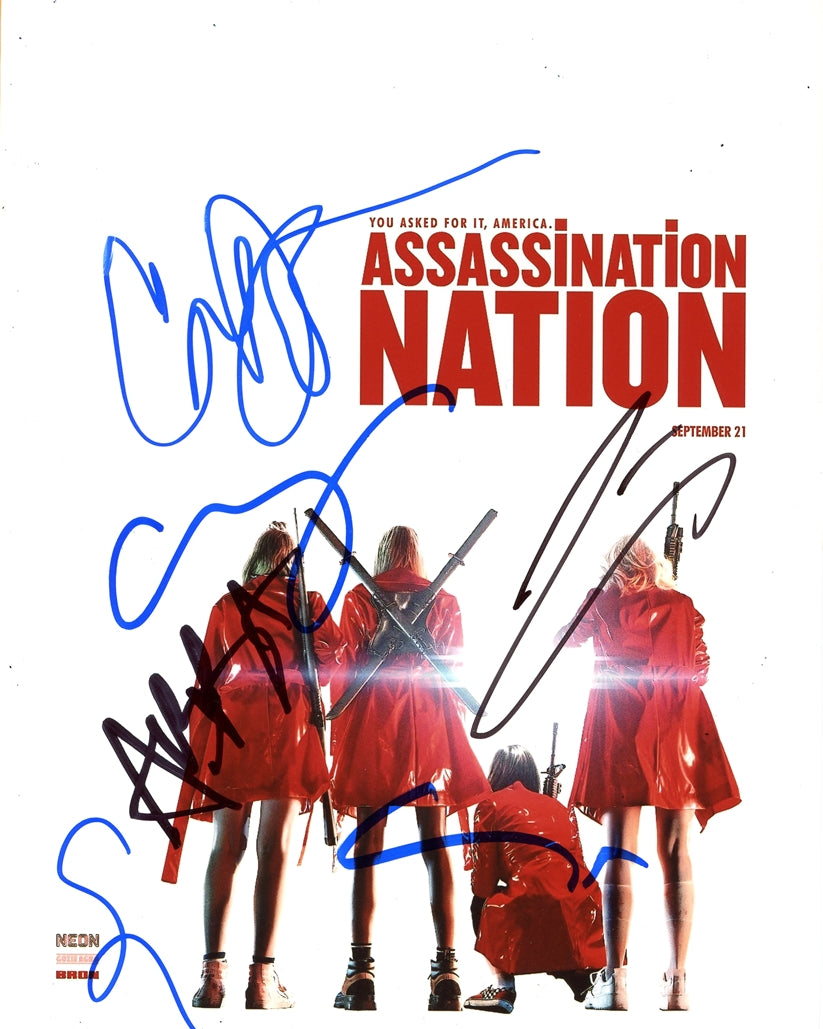 Assassination Nation Signed Photo
