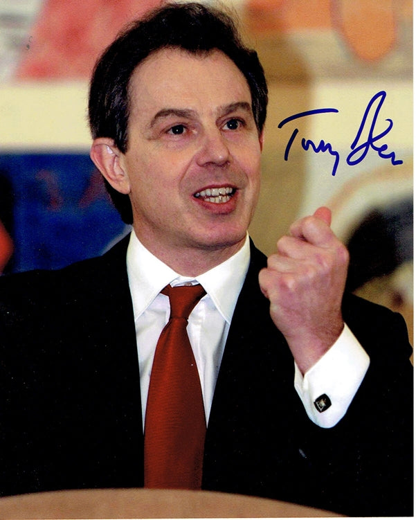 Tony Blair Signed Photo
