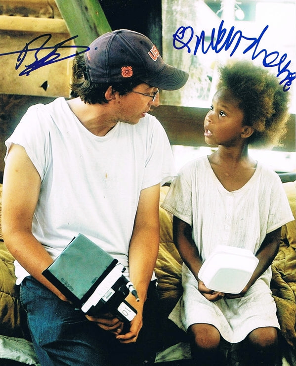 Quvenzhane Wallis & Benh Zeitlin Signed Photo