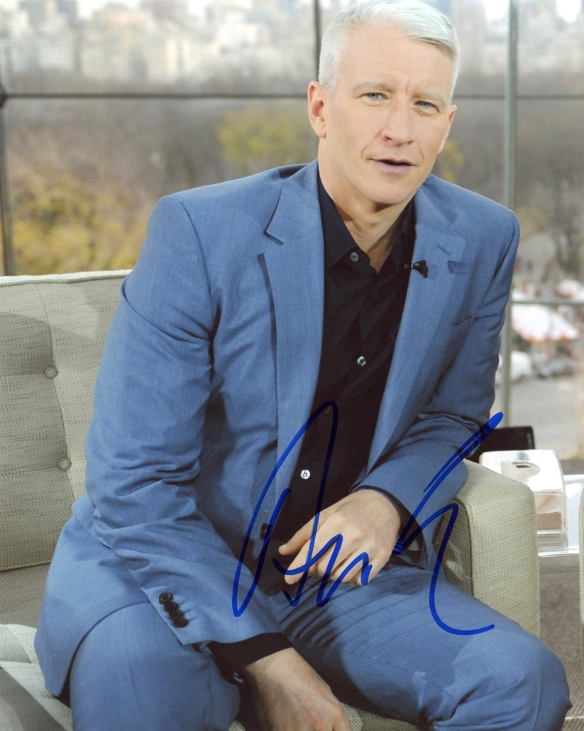 Anderson Cooper Signed Photo