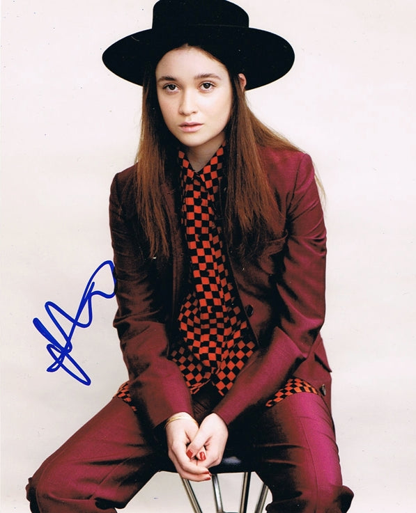 Alice Englert Signed Photo