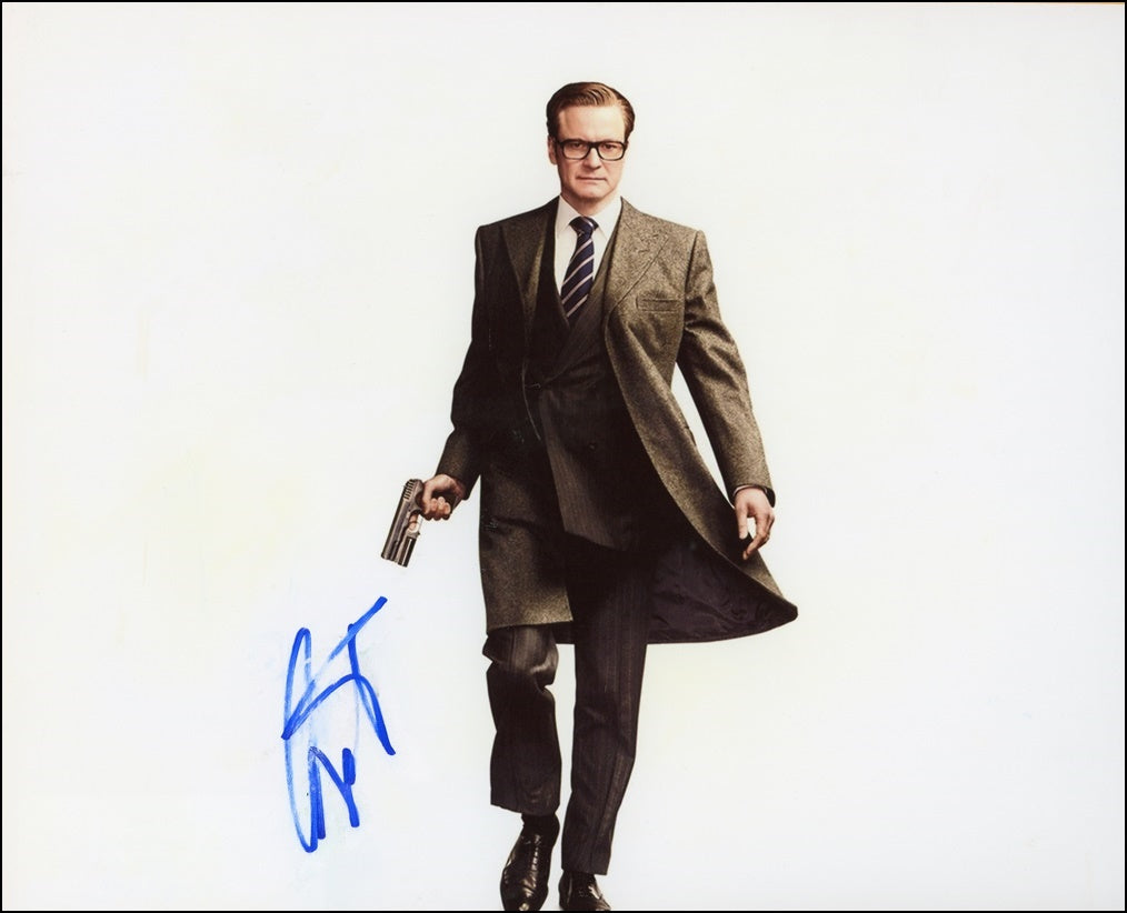 Colin Firth Signed Photo