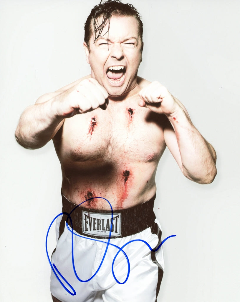 Ricky Gervais Signed Photo