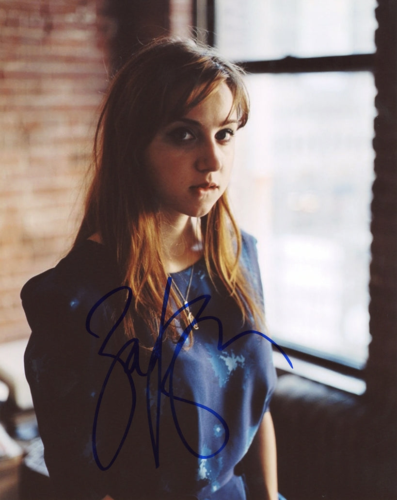 Zoe Kazan Signed Photo