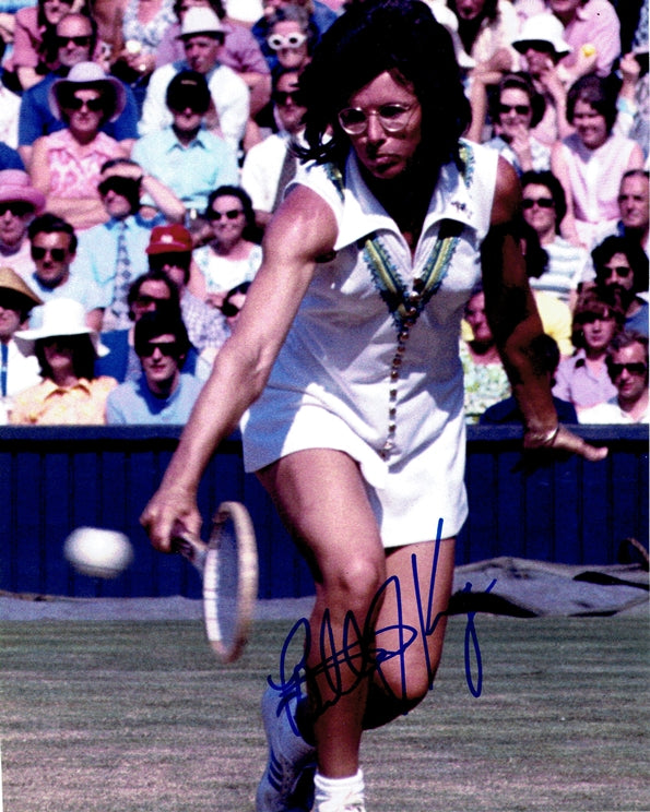 Billie Jean King Signed Photo