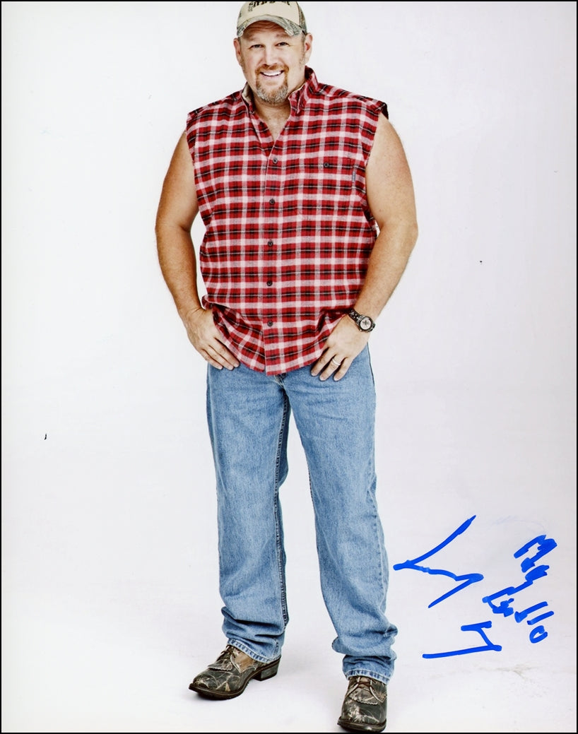 Larry the Cable Guy Signed Photo