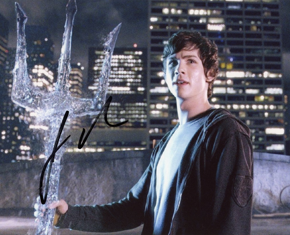 Logan Lerman Signed Photo