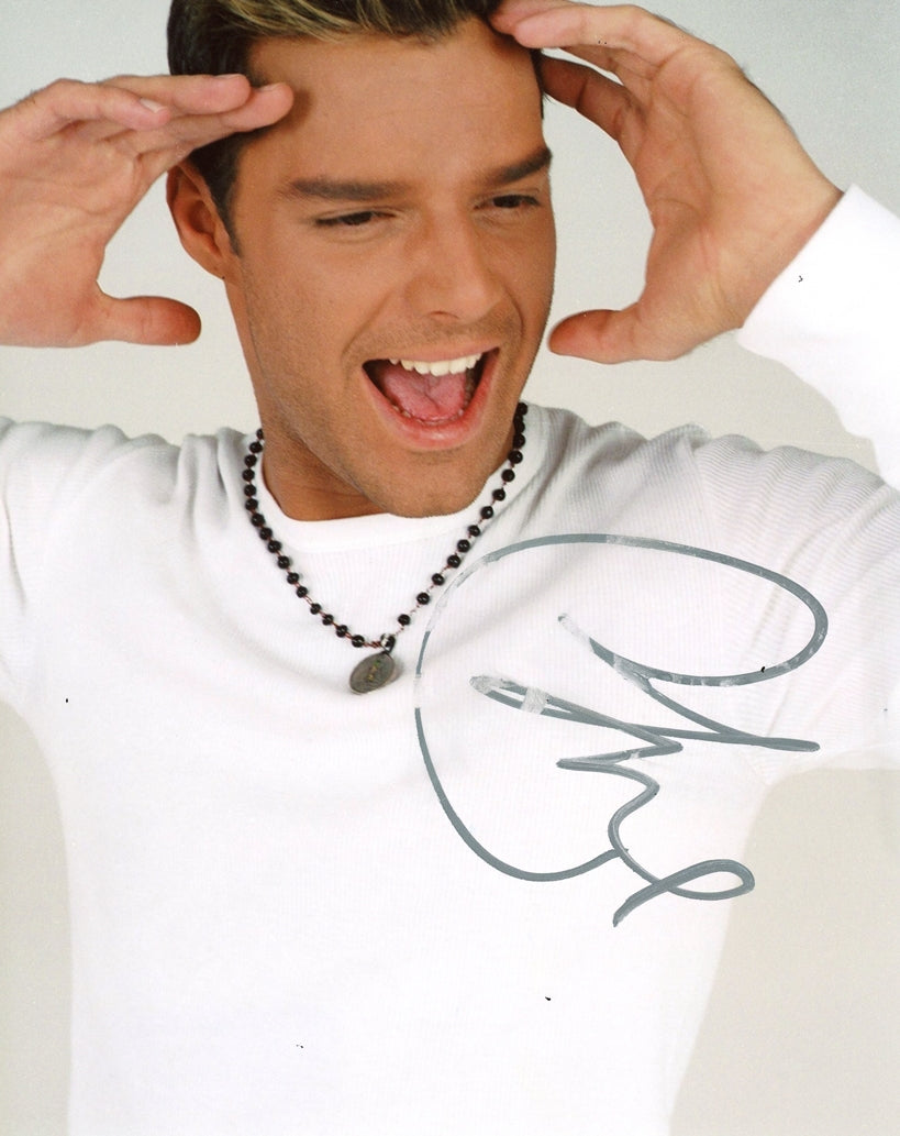 Ricky Martin Signed Photo