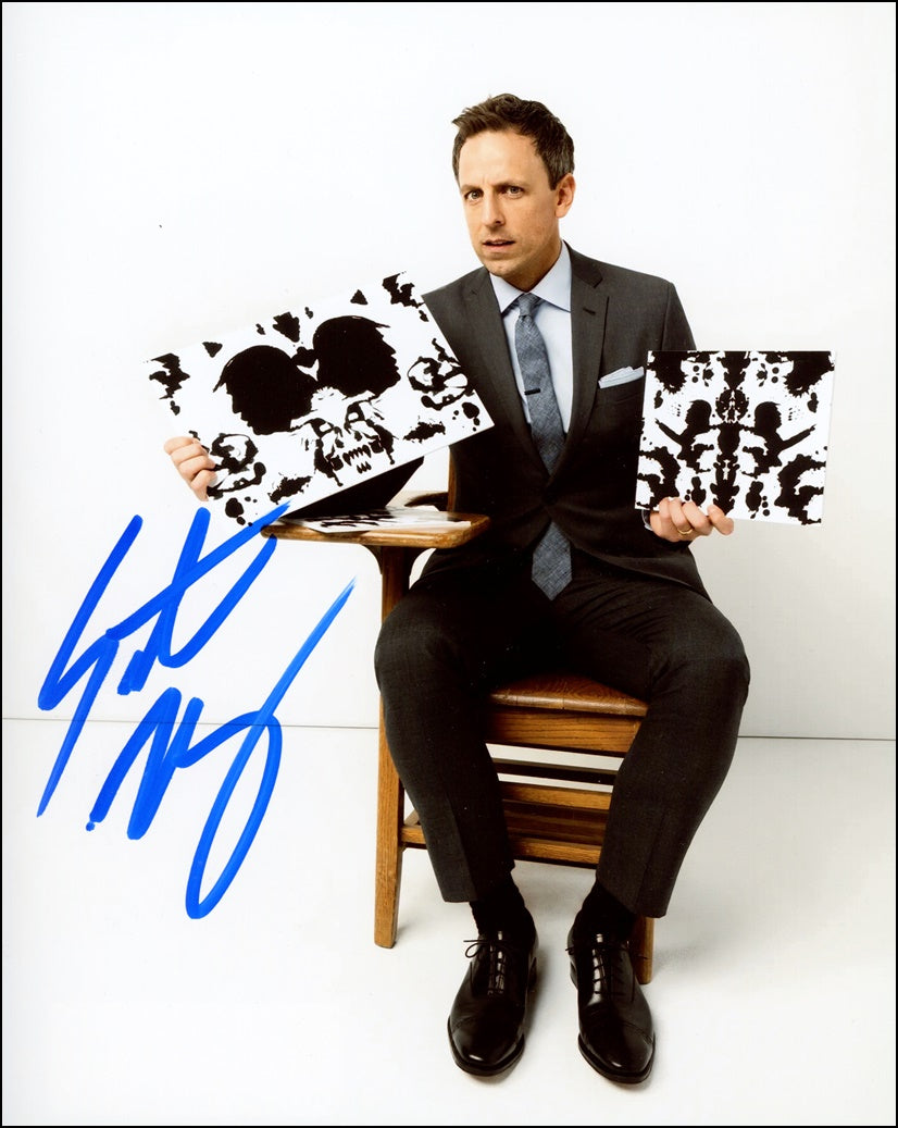 Seth Meyers Signed Photo