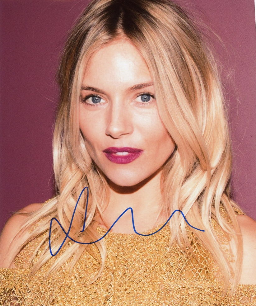 Sienna Miller Signed Photo