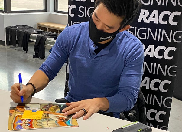 Mike Moh Signing Proof