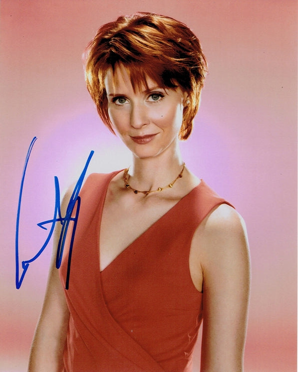 Cynthia Nixon Signed Photo