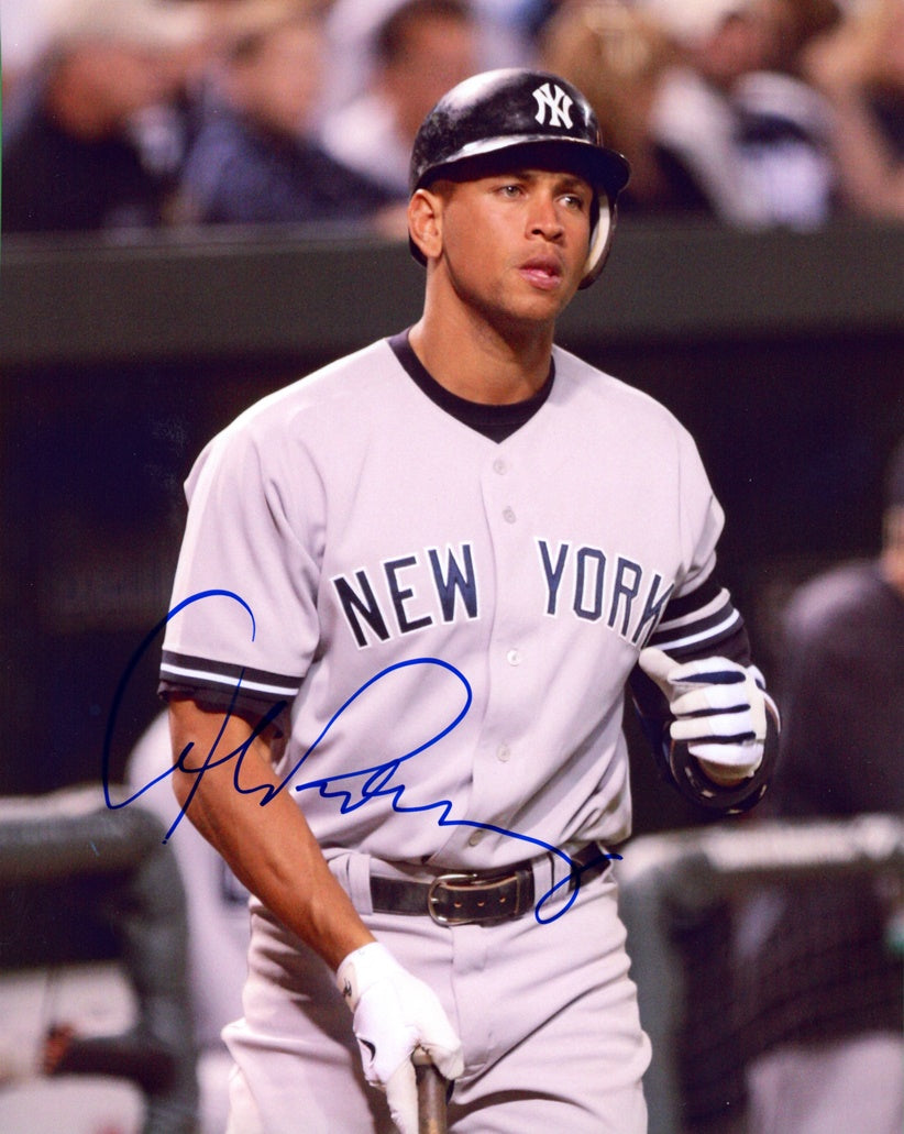 Alex Rodriguez Signed Photo