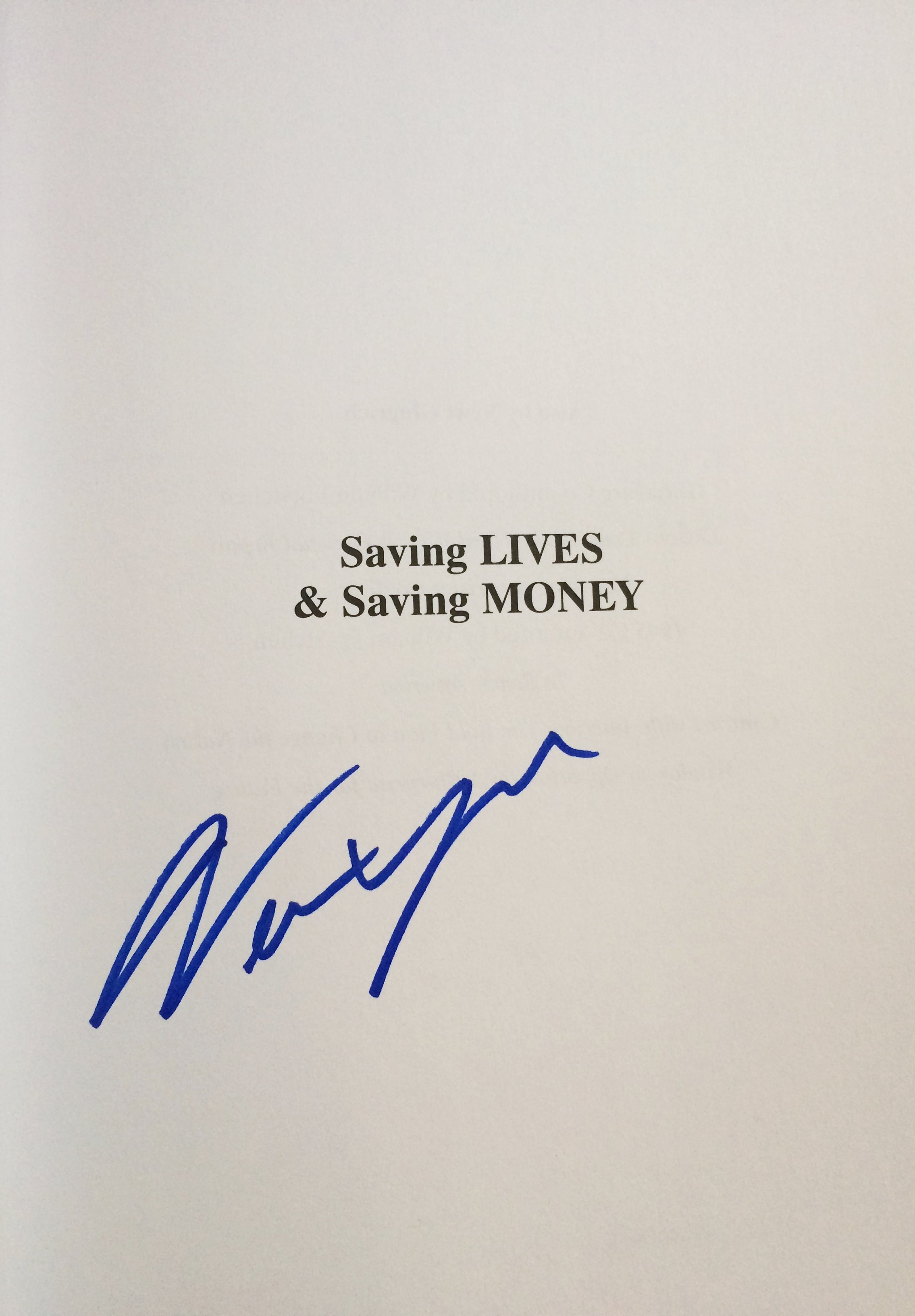 Newt Gingrich Signed Book