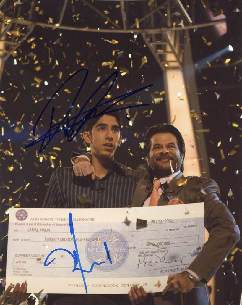 Dev Patel & Anil Kapoor Signed Photo