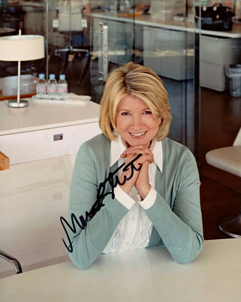 Martha Stewart Signed Photo