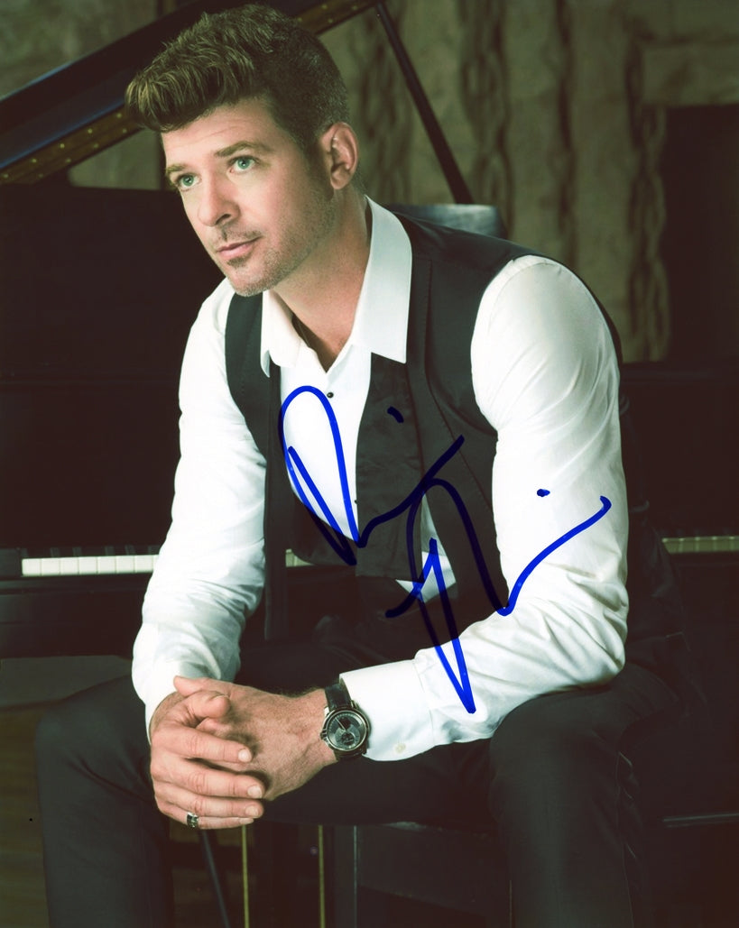 Robin Thicke Signed Photo
