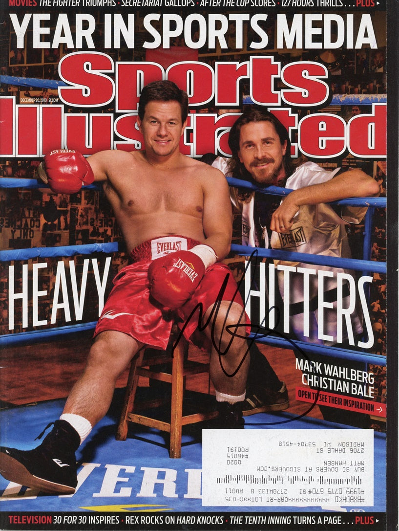 Mark Wahlberg Signed SI