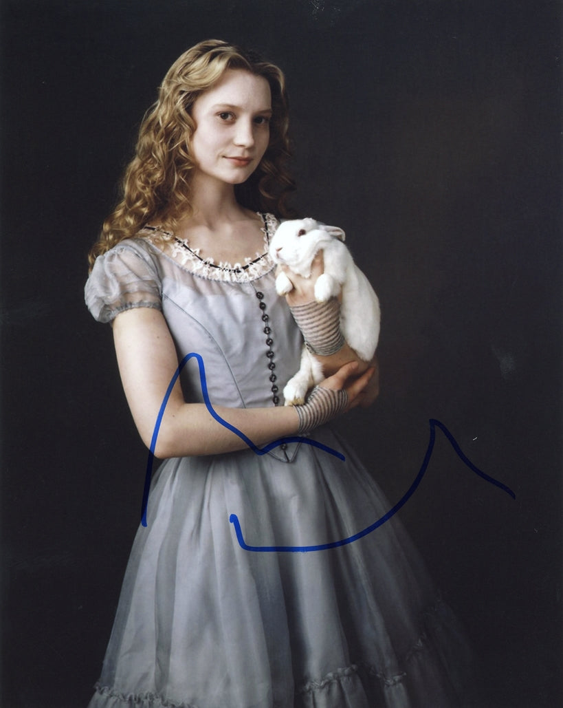 Mia Wasikowska Signed Photo