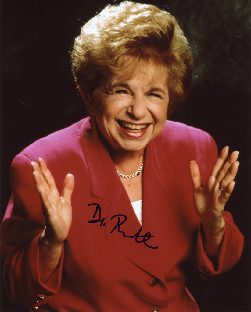 Dr. Ruth Westheimer Signed Photo