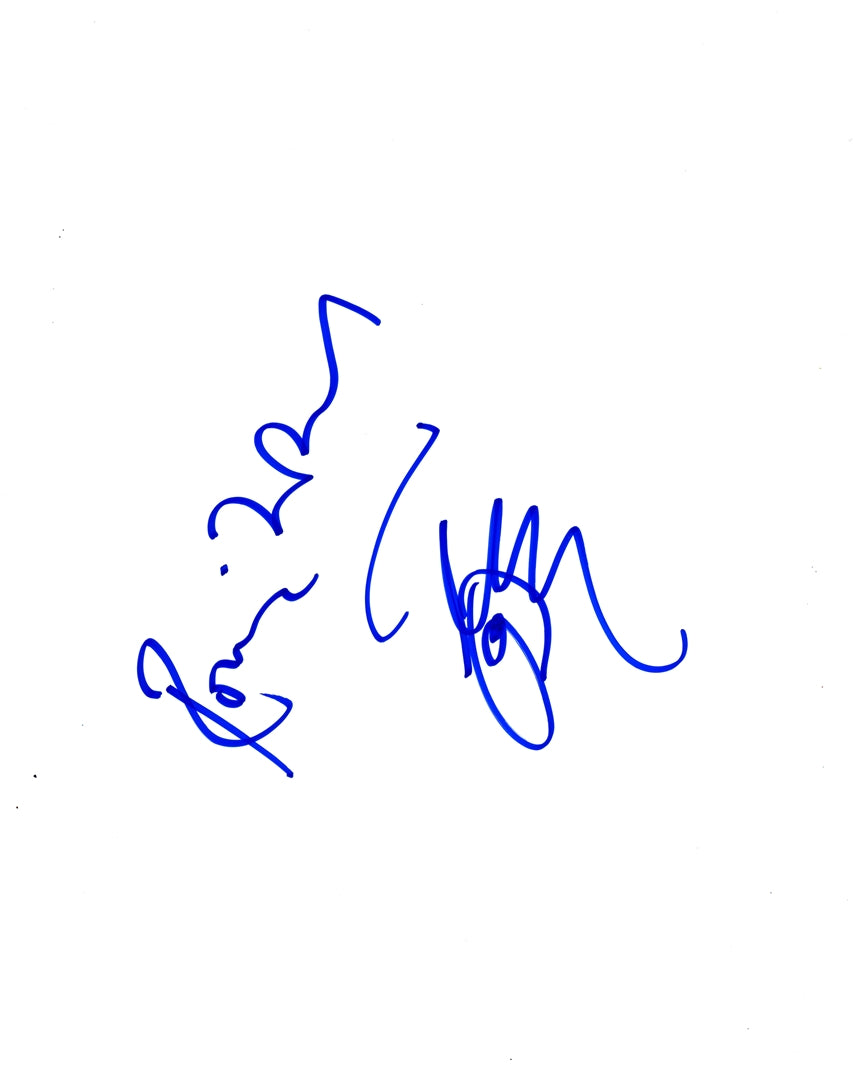 Ronnie Wood Signed Sketch