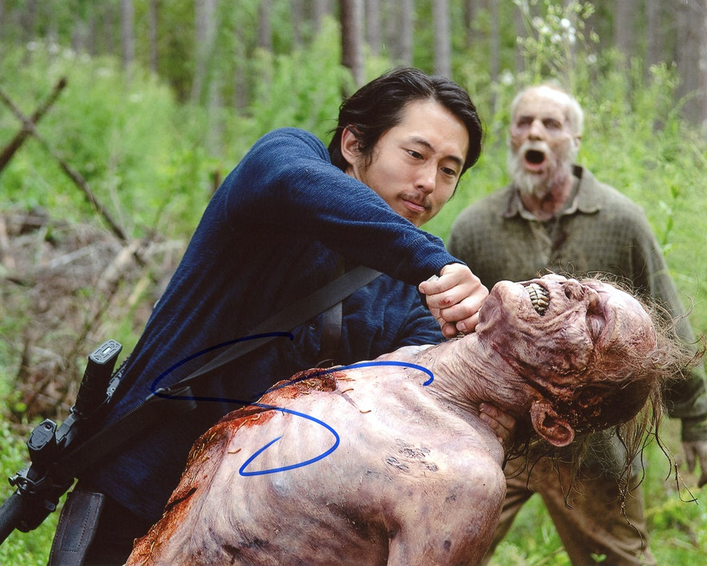 Steven Yeun Signed Photo