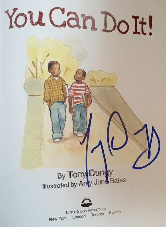 Tony Dungy Signed Book