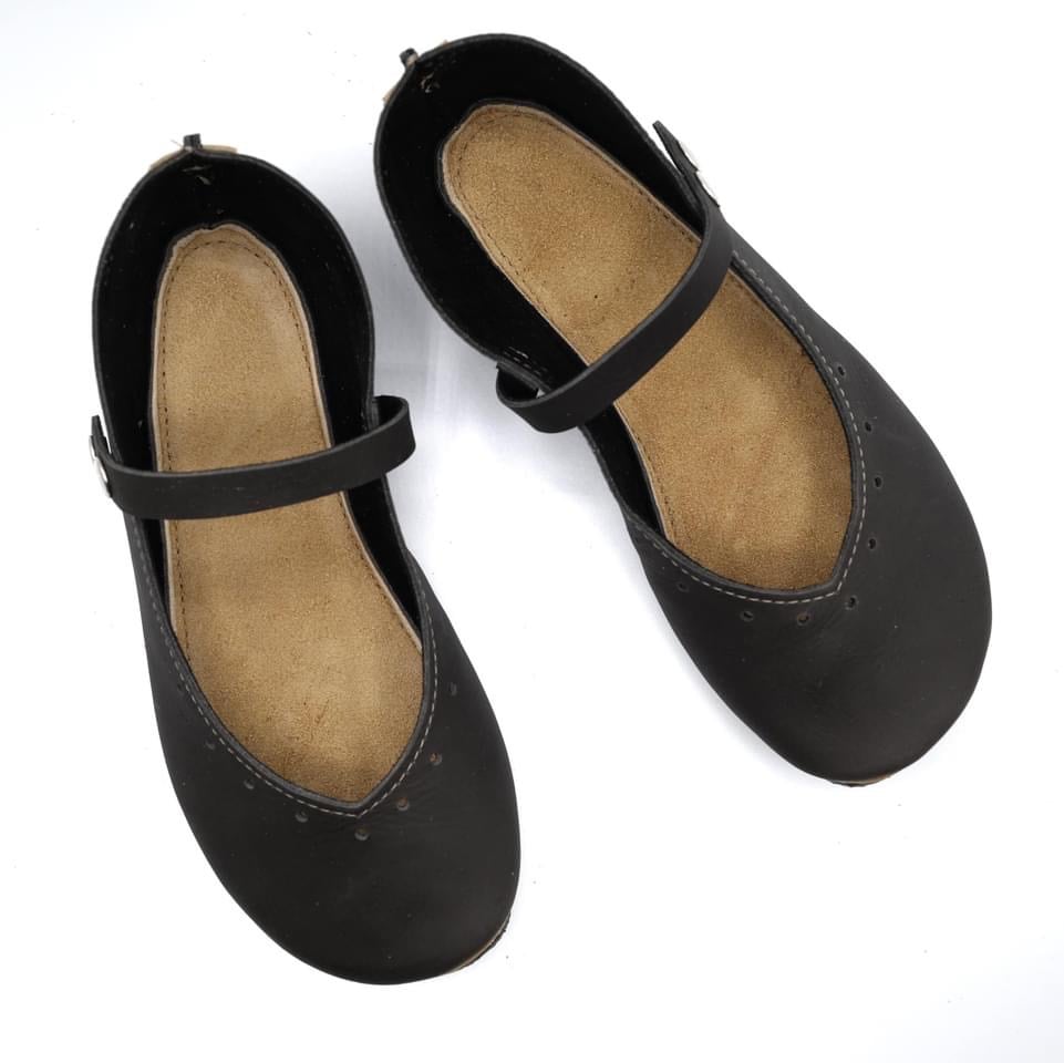 Coal Minimalist Mary Janes for Women