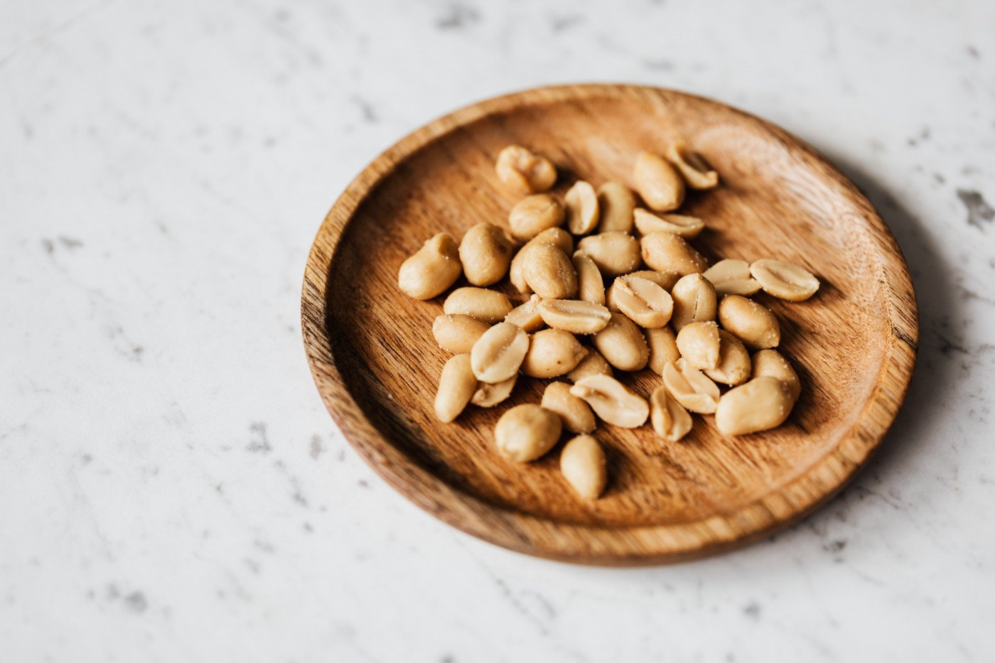 peanuts on tray