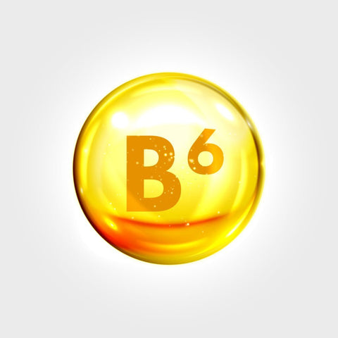 Vitamin B6 is a water-soluble vitamin that helps in the production of dopamine and other neurotransmitters. It’s also necessary for the conversion of tryptophan into niacin, which helps with serotonin production.