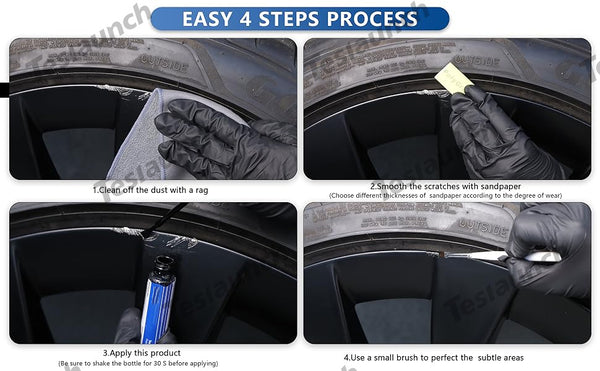 tesla car body touch up paint