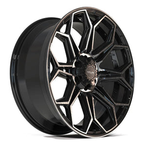 4Play Gen3 Brushed Black 22x10 Wheel Set For Ford/GMC/Chevrolet/Toyota - 6 Lug - Rudy's Performance Parts