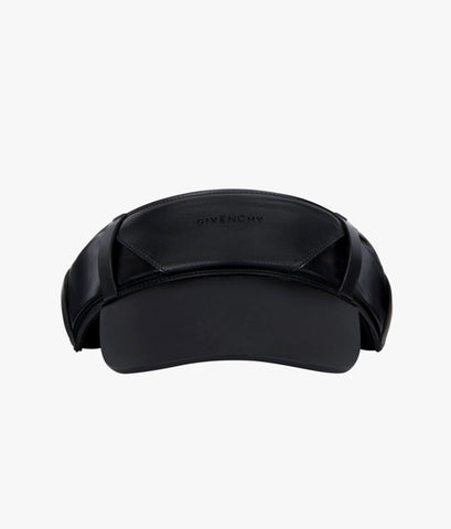 Givenchy brand leather visor.