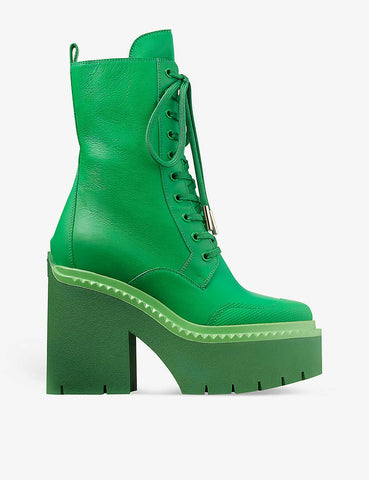 JIMMY CHOO Sailor Jupiter Boot 120 leather heeled boots