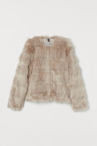 H&M Short faux fur jacket