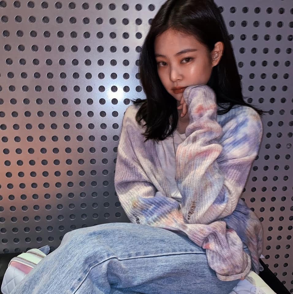 Blackpink Jennie-Inspired Oversized Pastel Cardigan