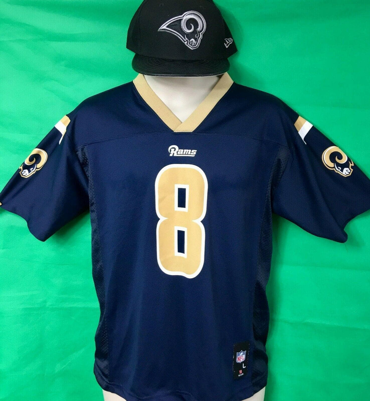 Los Angeles Rams jersey Sam Bradford size small youth Reebok black