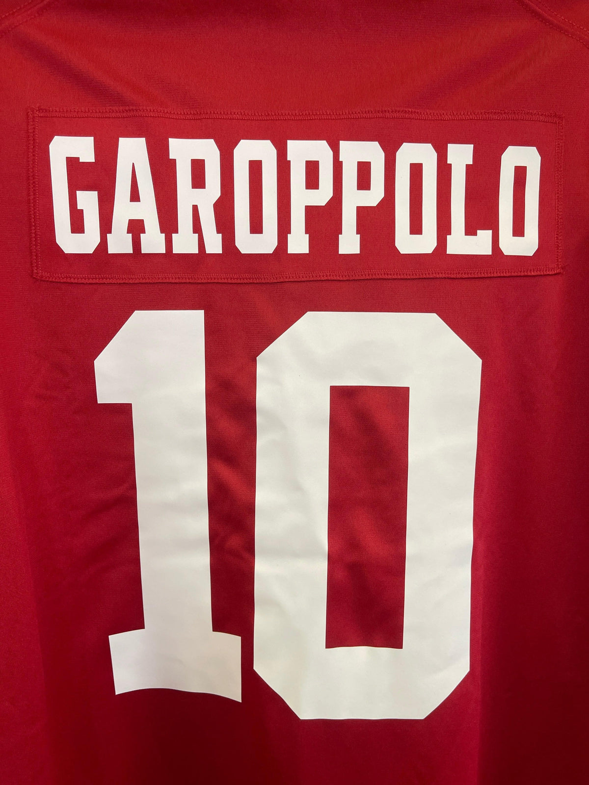 San Francisco 49ers Jimmy Garoppolo Jersey #10 NFL NIKE ON FIELD JERSEY XXL