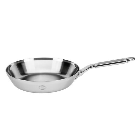 10” Stainless Steel Fry Pan / Skillet With Lid – R & B Import