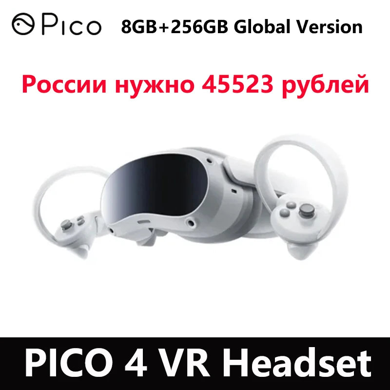 100% Original Pico 4 VR Headset All-In-One Virtual Reality Headset Pico4 3D VR Glasses 4K+ Display For Metaverse & Stream Gaming