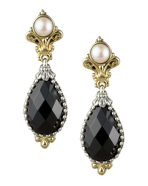 Konstantino black earrings