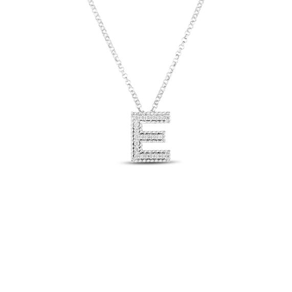 Roberto Coin letter E necklace