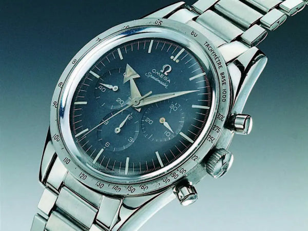 Mens omega silver watch